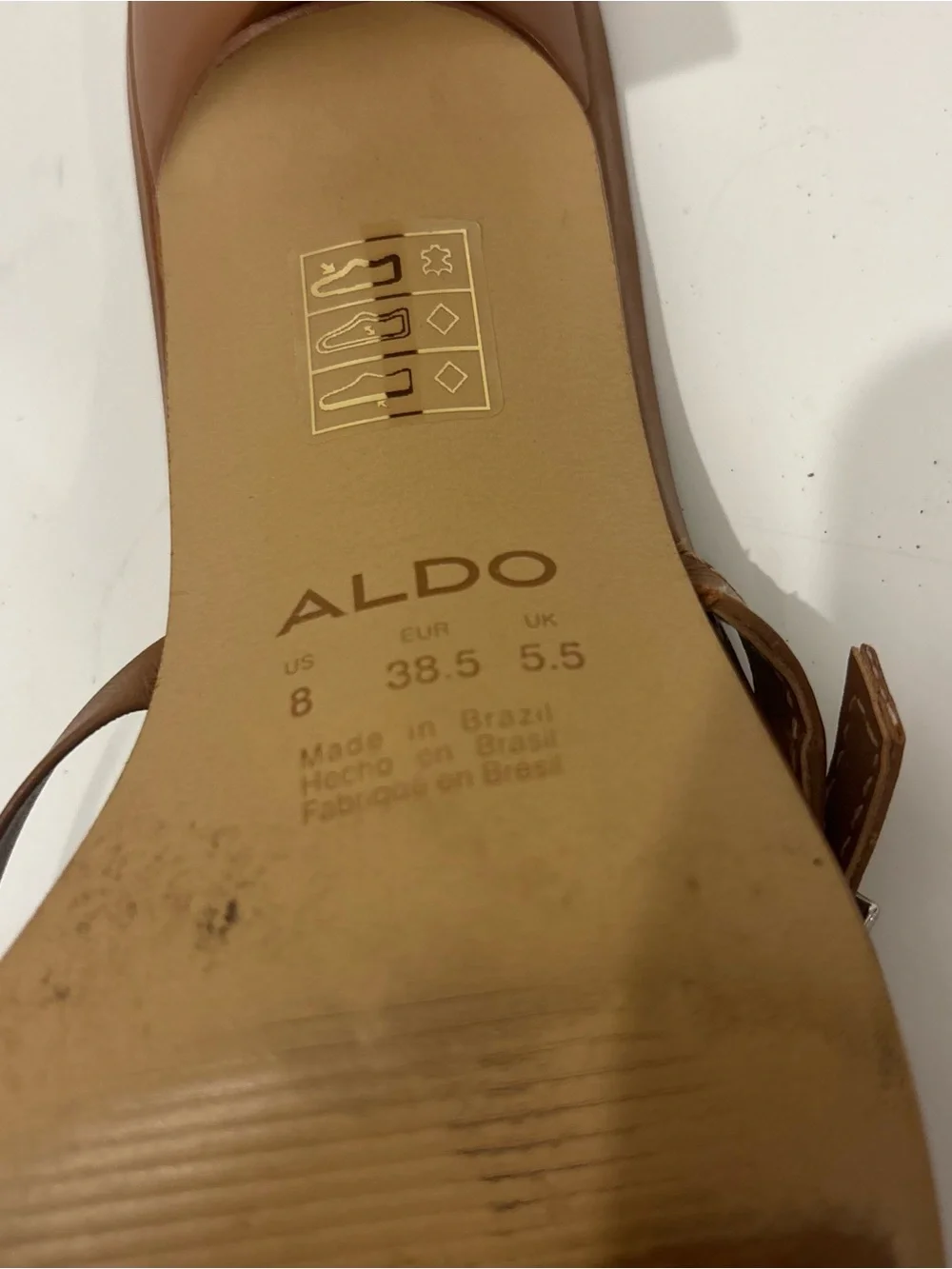 Aldo size like
